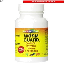 Reptile Digestive Health Preparer - 2-Ounce Worm Guard Powder for Small Breeds