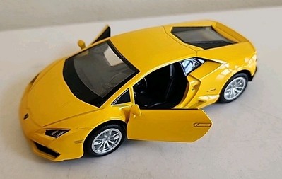 JFL Enterprises 5'' Diecast Pull Back Lamborghini Huracan LP 610-4 Yellow
