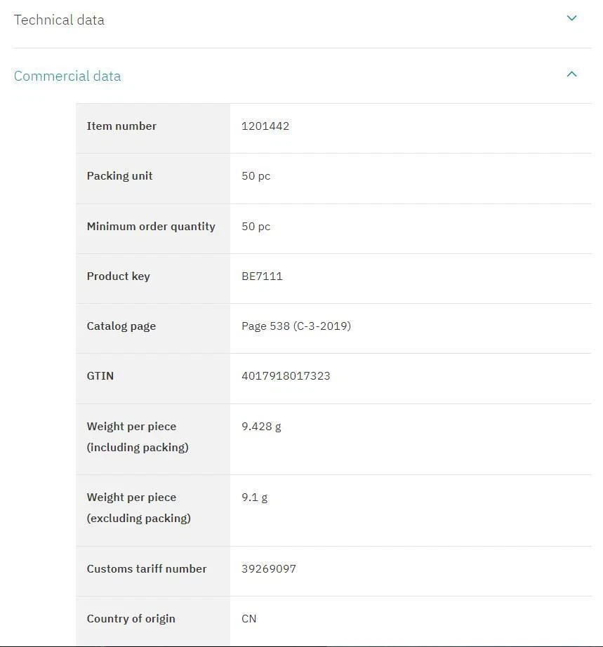 50PCS NEW PHOENIX E/UK 1201442 END BRACKET FOR DIN RAIL NS 32 OR NS 35 GRAY - Image 2 of 4