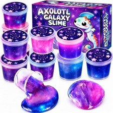 Galaxy Slime Set 24pack, Party Favors, MultiColor Stretchy Putty, Stress Reli...