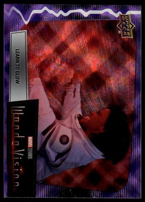 2023 Upper Deck Marvel Wandavision Learn to Glow #60 Purple Spell
