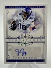 2025 National Treasures Justin Jefferson Signatures Auto Holo Silver /25 Vikings