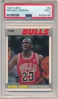 MICHAEL JORDAN 1987/88 FLEER 2ND YEAR CARD #59 CHICAGO BULLS PSA 9 MINT
