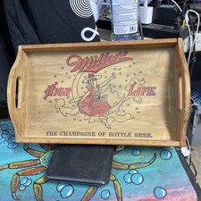 Vintage Miller Highlife Wooden Serving Tray