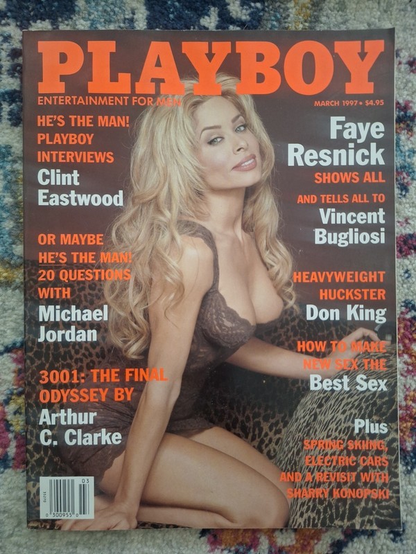 Playboy Magazine March 1997 Vintage Great Condition Faye Resnick Centerfold