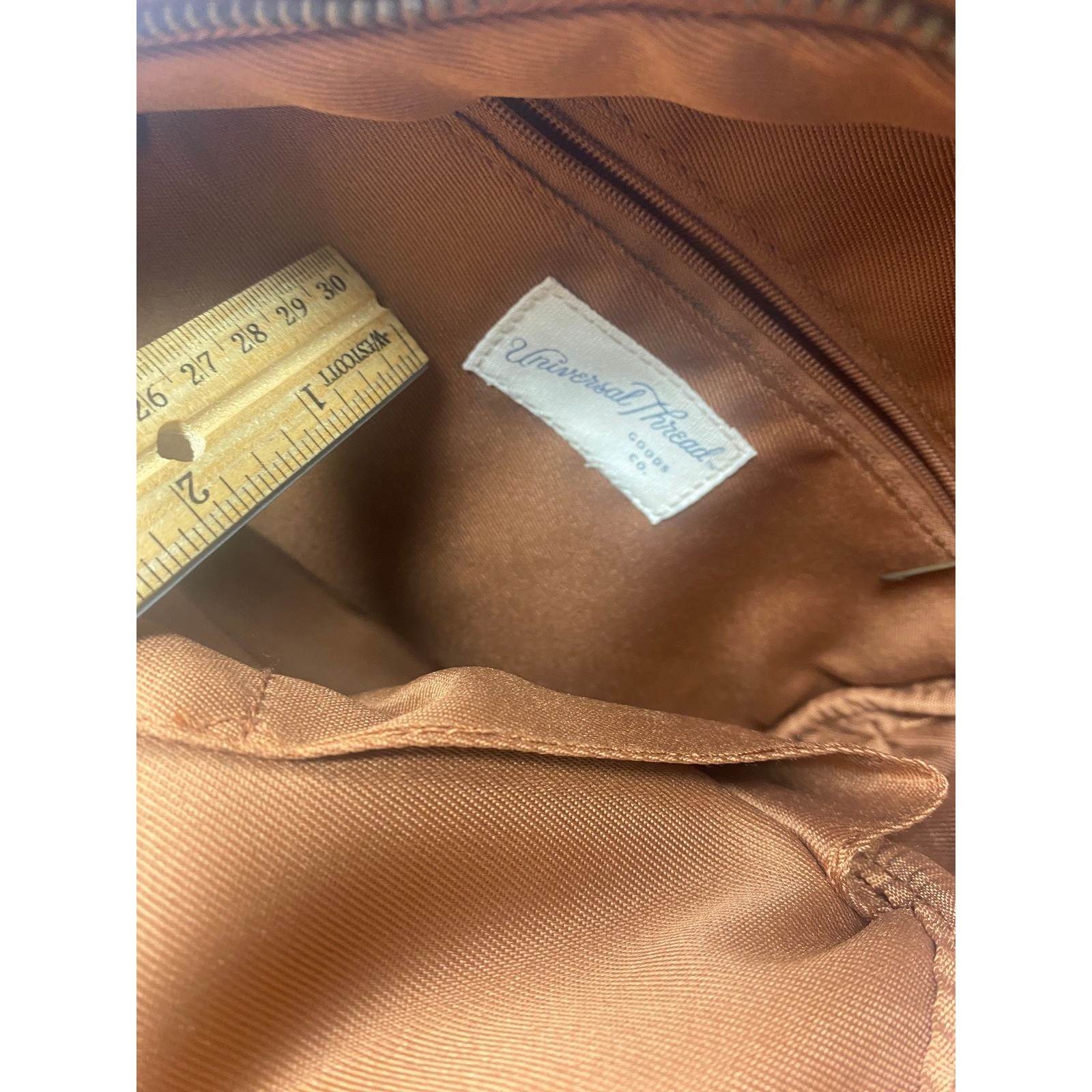 Universal Thread Mini Backpack Brown Faux Leather… - image 3