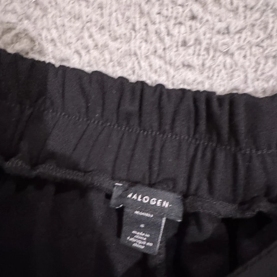 Halogen Pants Womens 6 Black High Waist Wide Leg Stretch Casual Work Flare - Image 3 of 4