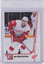 2010-11 PANINI DONRUSS PRINT PROOF BASE SP /100 VALTTERI FILPPULA #187 RED WINGS