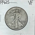 1942-S WALKING LIBERTY SILVER HALF DOLLAR  ~ VF  ~ NICE COIN ~ 90% SILVER