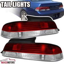 Redclear Tail Lights Fits 1997-2001 Honda Prelude Brake Lamps Leftright 97-01