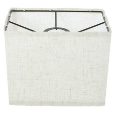 Lamp Shades for Table Lamps Rectangular White Light Linen Lampshade