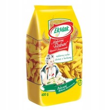 5904072400278 EkMak Makarony Babuni Makaron rurka skośna z kurkumy 400g EKO-MAK