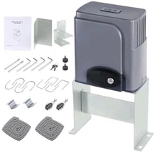 1400Lb Sliding Gate Opener Hardware Security System Kit for Sliding Gates up to