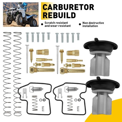Kit de reconstrucción de carburador para Kawasaki Brute Force 650 KVF650D 2005-2013 4x4 Carb E - Imagen 1 de 13