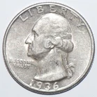 1936 Washington Quarter AU (K292)