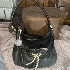Radle Black Leather Shoulder Bag Handbag Medium Size