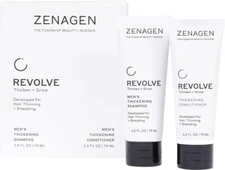 ZENAGEN Revolve Hair Thickening Shampoo & Conditioner For MEN 2.5oz PACK OF TWO