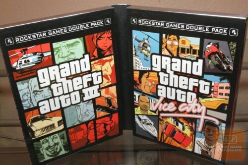 Grand Theft Auto Double Pack Complete GTA3 Sony PS2 Same Day ShipOut TESTED - Picture 1 of 1