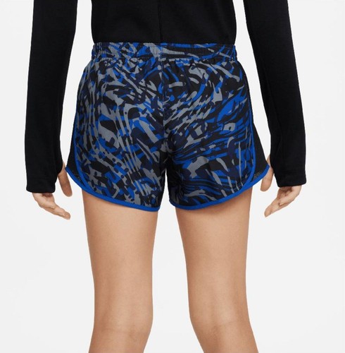 nike girls dri fit tempo girls large shorts game royal/black Size XS - Picture 2 of 3