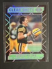 2020 Panini Illusions Clear Shots Insert Green #12 Brett Favre Green Bay Packers
