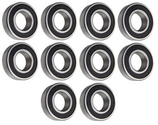  10 Each 6205-2RS-1, 6205LLU16, 205PP16 Sealed Radial Ball Bearing 1"X52X15