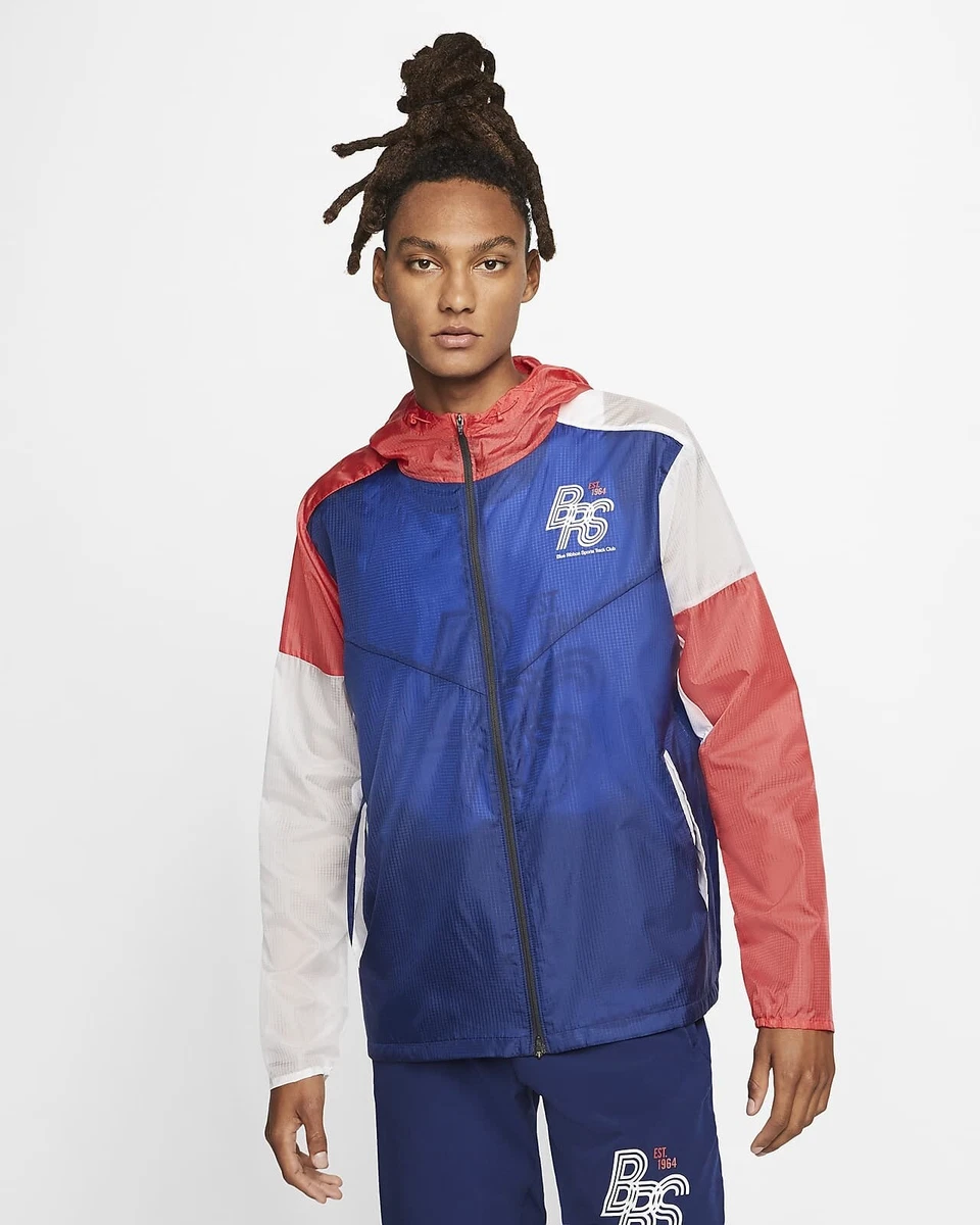 nike blue ribbon sports running jacket