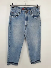 Vintage Bongo Jeans Womens 5 R  Mom Juniors Straight Relaxed Y2K Comfort