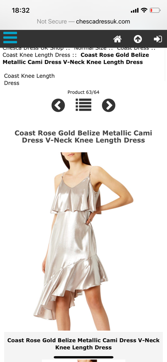 Coast Belize rose gold metallic dress BNWT RRP95 size 12 | eBay UK Coast Belize rose gold metallic dress BNWT RRP95 size 12 | eBay UK