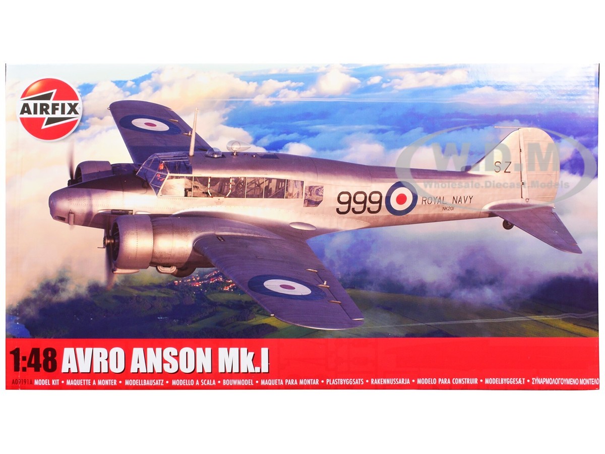 LEVEL 3 MODEL KIT AVRO ANSON MK.I AIRCRAFT 1/48 SCALE MODEL BY
