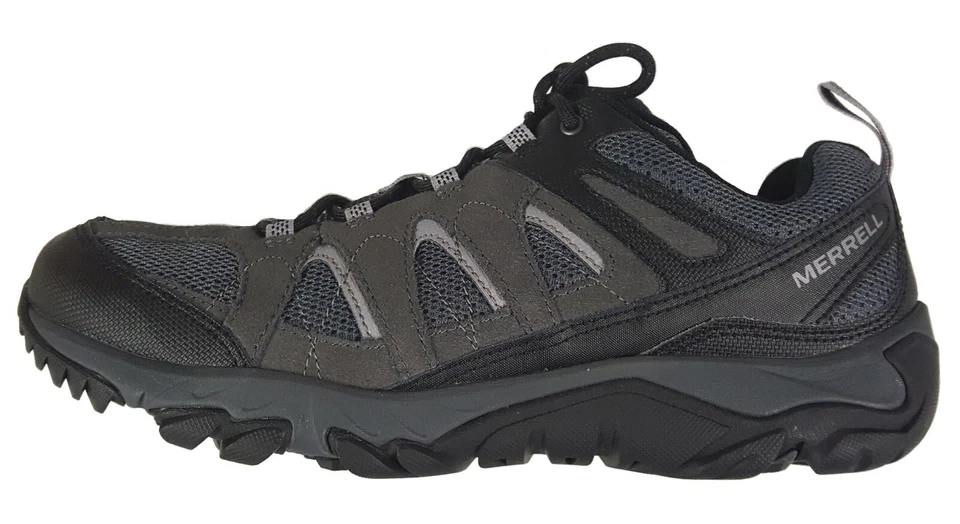 Merrell Herren Outmost Ventilator Trekkingschuhe grau Leder 