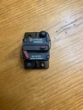 153050 Optifuse Circuit Breaker 42 VDC High Amp 50A Manual Reset WaterProof