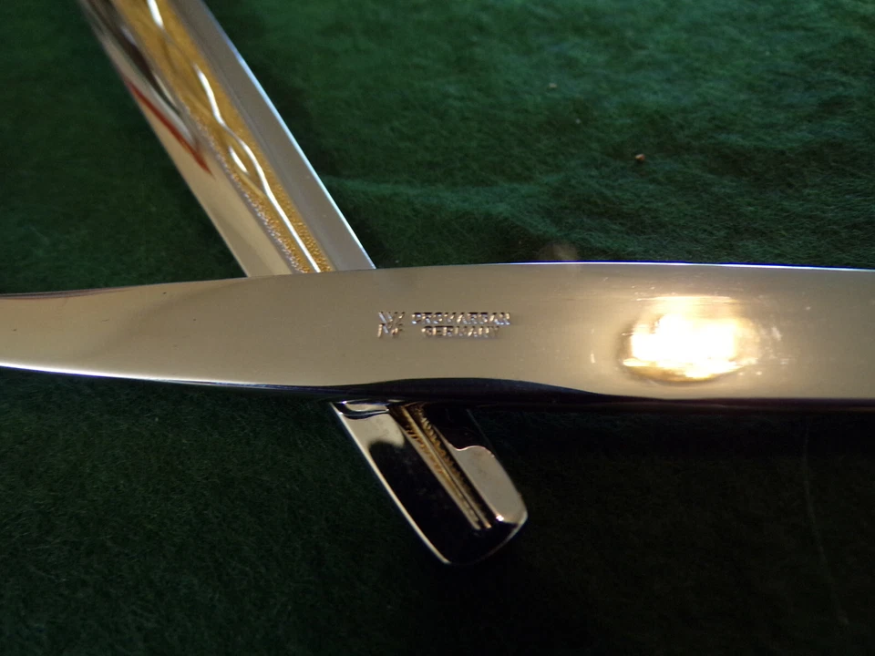 WMF Modell Palma / Capri Gold Cromargan Vorleger Salatbesteck TOP ! - Bild 2 von 2