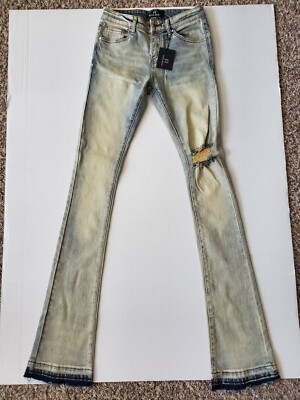PURE REIGN Men s Distressed Denim Jeans Size 28 NWT