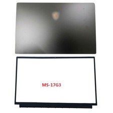 New for MSI GS75 P75 Stealth MS-17G3 17.3"Top Lid LCD Back Cover w/Front Bezel