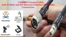 2 MPD Digital Original Times LMR-400 HF Koaxialkabel mit N Stecker + RP-SMA Stecker