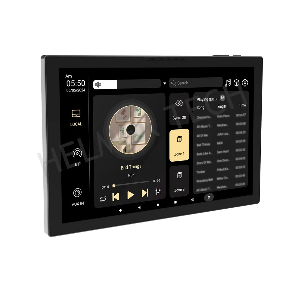 10" Touch Screen In Wall Amplifier Home Multizone Stereo Audio Controller - Image 2 of 4