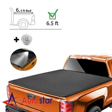 4 Fold 6.5ft Soft Tonneau Cover For 2002-2019 Dodge Ram 1500 2500 3500 Truck Bed