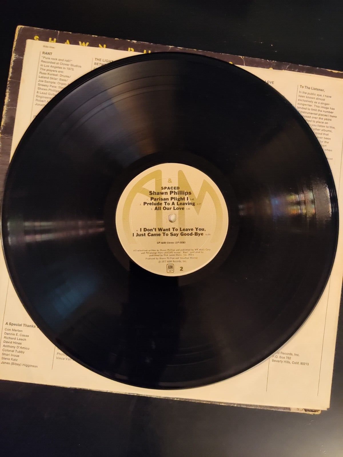 Shawn Phillips Spaced 33rpm 12" LP A&M Records w/sleeve eBay