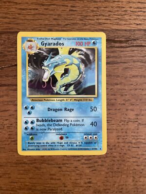 gyarados pokemon card value 6/102 Amazon.com: Pokemon - Gyarados - 6/102 - Holo Rare