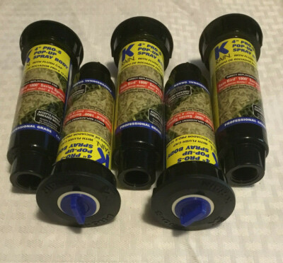 K Rain 4'' Pro-S Pop-Up Spray Body w/ Flush Cap 319752 - NEW  (Lot of 5) 