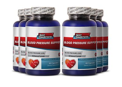 Blood Pressure Support. Dietary Supplement. Cardiovascular Health (6 Bottles)