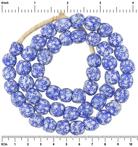 Collier Ethnique Africain En Petites Perles Irisées Noires Avec Fermoir à Vis - Occasion