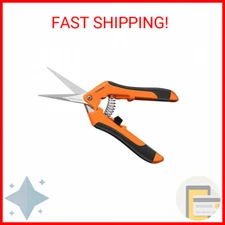 VIVOSUN 6.5 Inch Gardening Scissors Hand Pruner Pruning Shear with Straight Stai