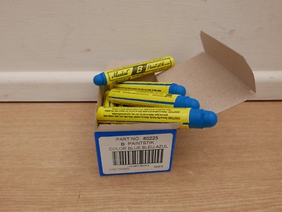 4 X BLAU MARKAL B PAINTSTIK 17 MM MARKER FÜR MEHRERE OBERFLÄCHEN 