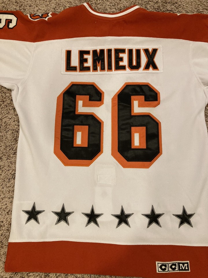 Mario Lemieux Wales Conference NHL All Star Jersey CCM Sz 48 Pittsburgh Penguins eBay
