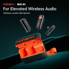 Hohem MIC-01 wireless Lavalier Microphone Noise Canceling For Live Streaming