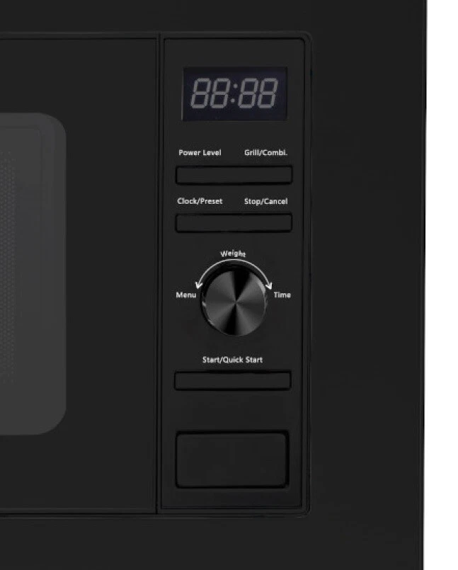 Wolkenstein Einbaumikrowelle WMW800-20GB EB - schwarz 800W Grill 900W - Bild 2 von 3