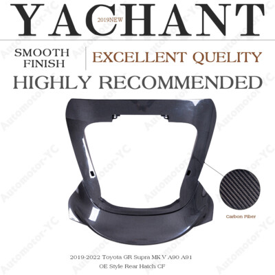 CARBON Auto oe Style Rear Hatch Kit For 19-22 Toyota GR Supra MK V A90 A91