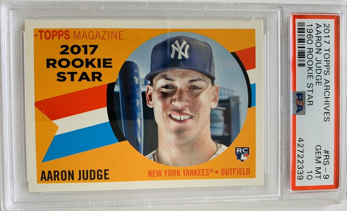 2017 Topps Archives Aaron Judge “Topps Magazine 1960 Judge Rookie