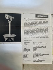 Mark 111 Binoculars/ Non Coin Color Is Nitro blue Brand New Only Opened Box Once